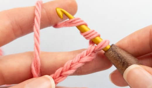 Hakelguide Doppelte Stabchen 01 häkeln lernen