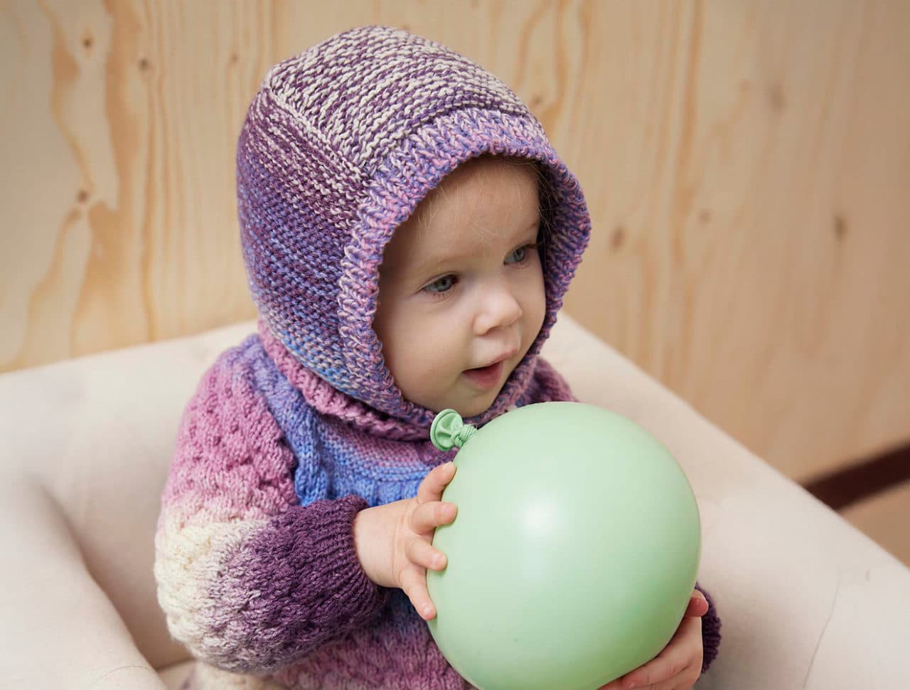 Balaklava für Babys stricken Lang Yarns