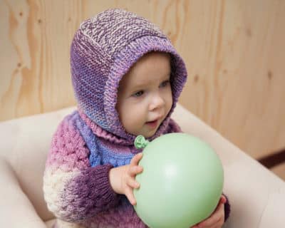 Balaklava für Babys stricken Lang Yarns