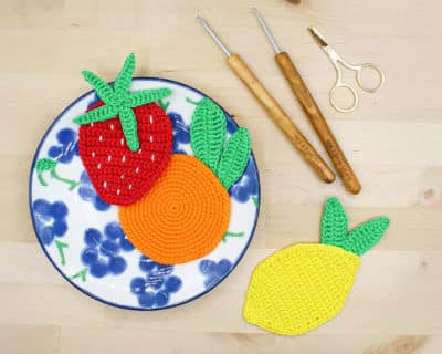 fruchtige patches hakeln Initiative Handarbeit