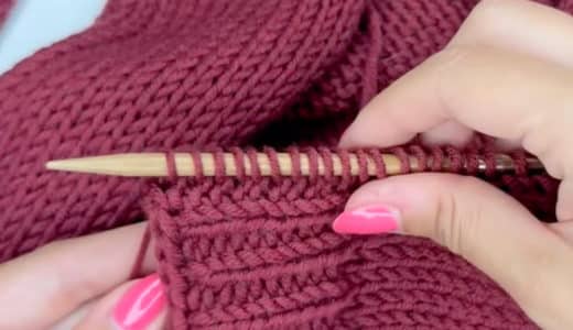 Maschen aufnehmen aus Rand schnellste Strickjacke der Welt