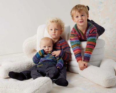 Raglan-Pullover stricken für Kinder