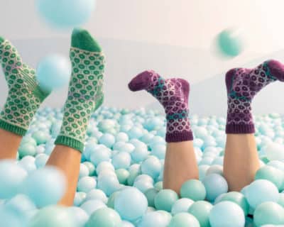 Hypnotic Socks DE 34 Schal Friese mit Streifen stricken