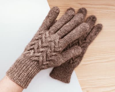 Fingerhandschuhe Herrenhandschuhe stricken Anleitung kostenlos2 Fingerhandschuhe für Herren