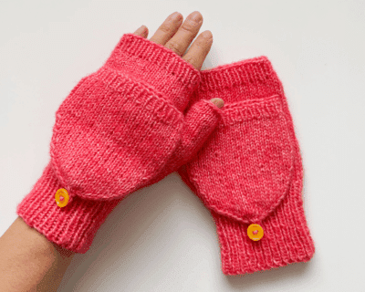 Fingerlose Handschuhe mit Kappe stricken kostenlose Anleitung Glove Genie by addi Häkeln Fehler vermeiden
