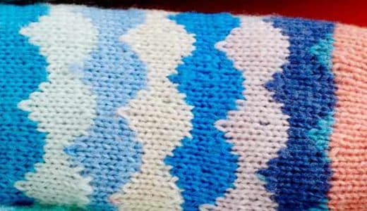 North Sea Fish Schuppenmuster3 Fische stricken