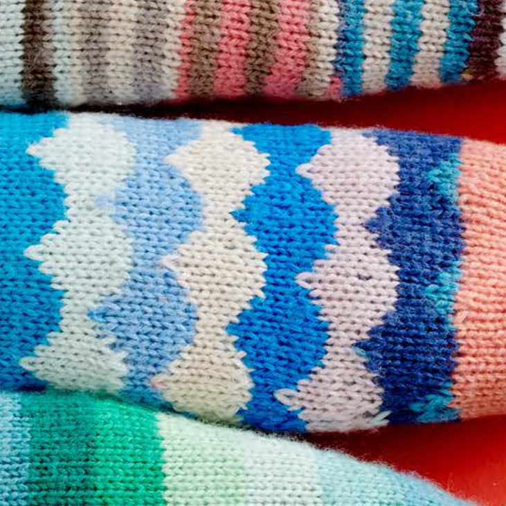 North Sea Fish Schuppenmuster3 Fische stricken