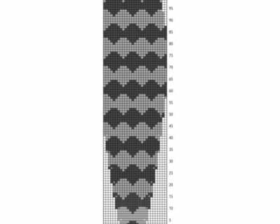 North Sea Fish Schuppenmuster4 Fische stricken