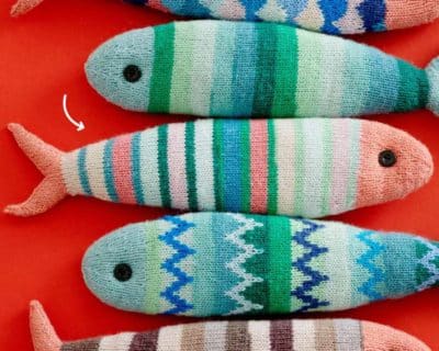 North Sea Fish Streifen 6 3 2 Fische stricken