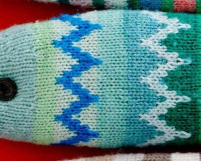 North Sea Fish Zickzack 3 Fische stricken