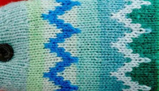 North Sea Fish Zickzack 3 Fische stricken