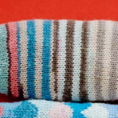 North Sea Fish Zweifarbig3 Fische stricken