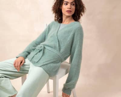 Wickeljacke stricken lang superkid mohair Kostenlose Handarbeitsanleitungen