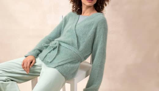 Wickeljacke stricken lang superkid mohair addi,Strick- und Häkelnadeln,Stricknadeln,Häkelnadeln,Made in Germany