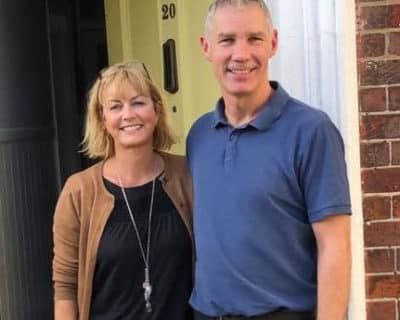 Ade und Louise die Erfinder des YarnArms addiYarnArm