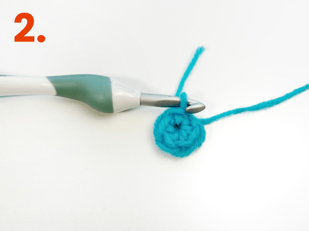 Auge 02 Fische häkeln