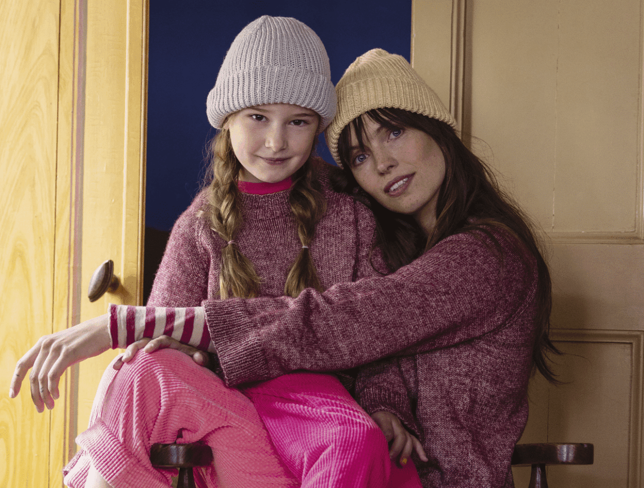 Family Beanie Mutze stricken kostenlose ANleitung Scheepjes addi Beanie Mütze stricken