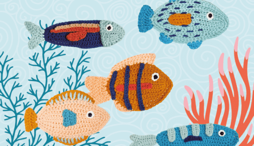 Fische hakeln quer addi,Strick- und Häkelnadeln,Stricknadeln,Häkelnadeln,Made in Germany