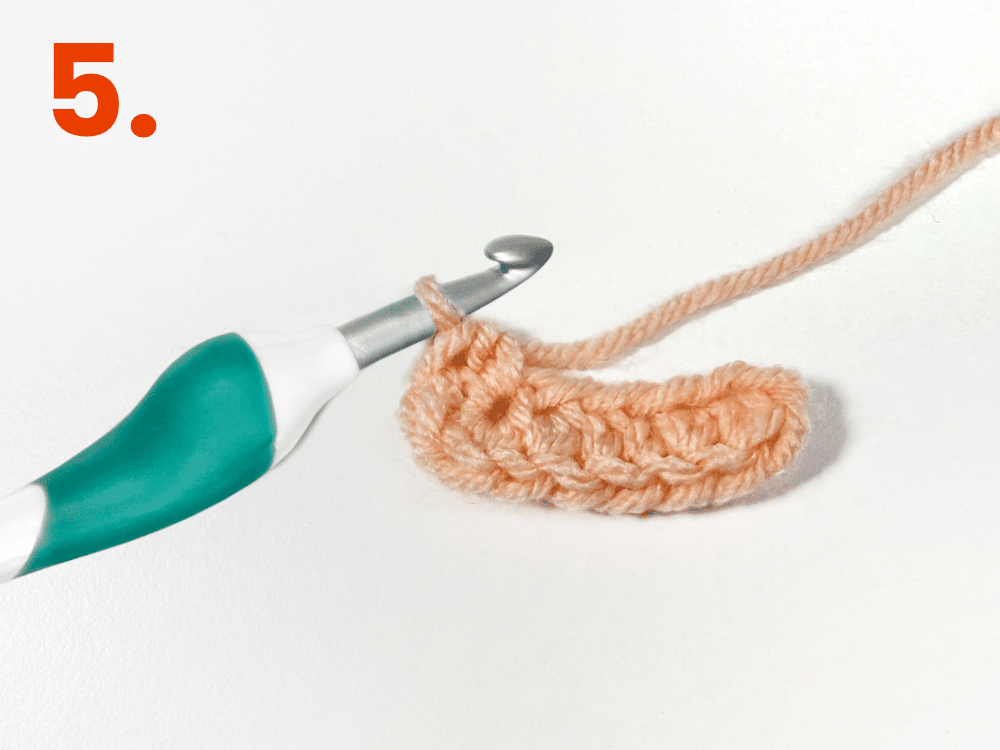 Fish 1 step 05 Fische häkeln