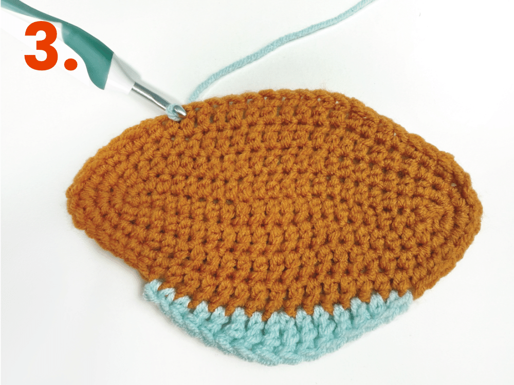 Fish 2 step 03 Fische häkeln