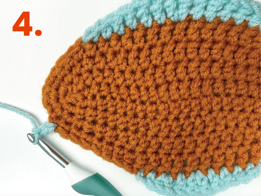 Fish 2 step 04 Fische häkeln