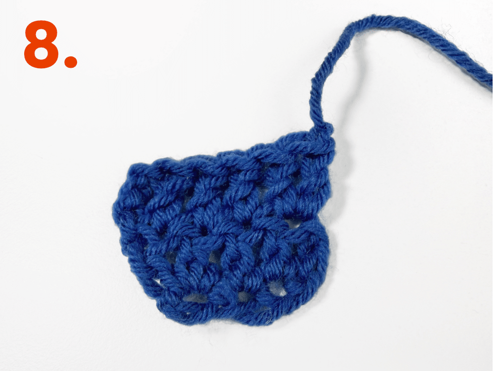 Fish 2 step 08 Fische häkeln