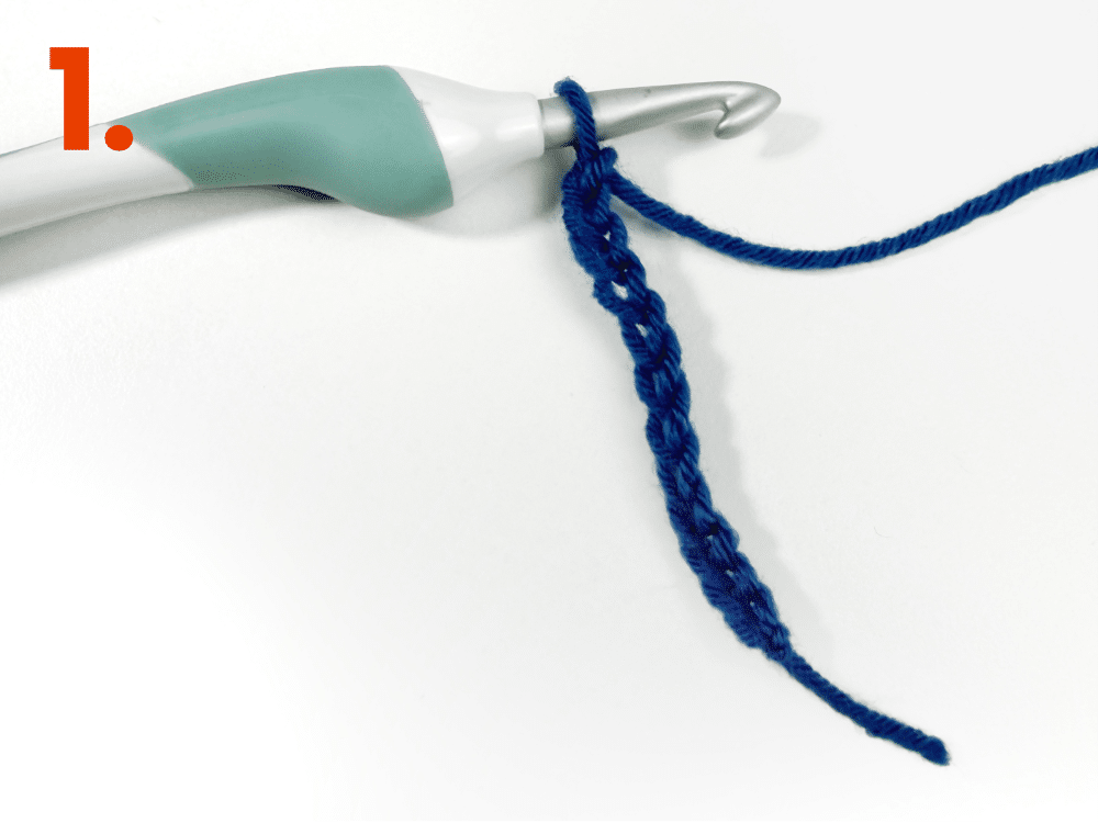 Fish 3 step 01 Fische häkeln