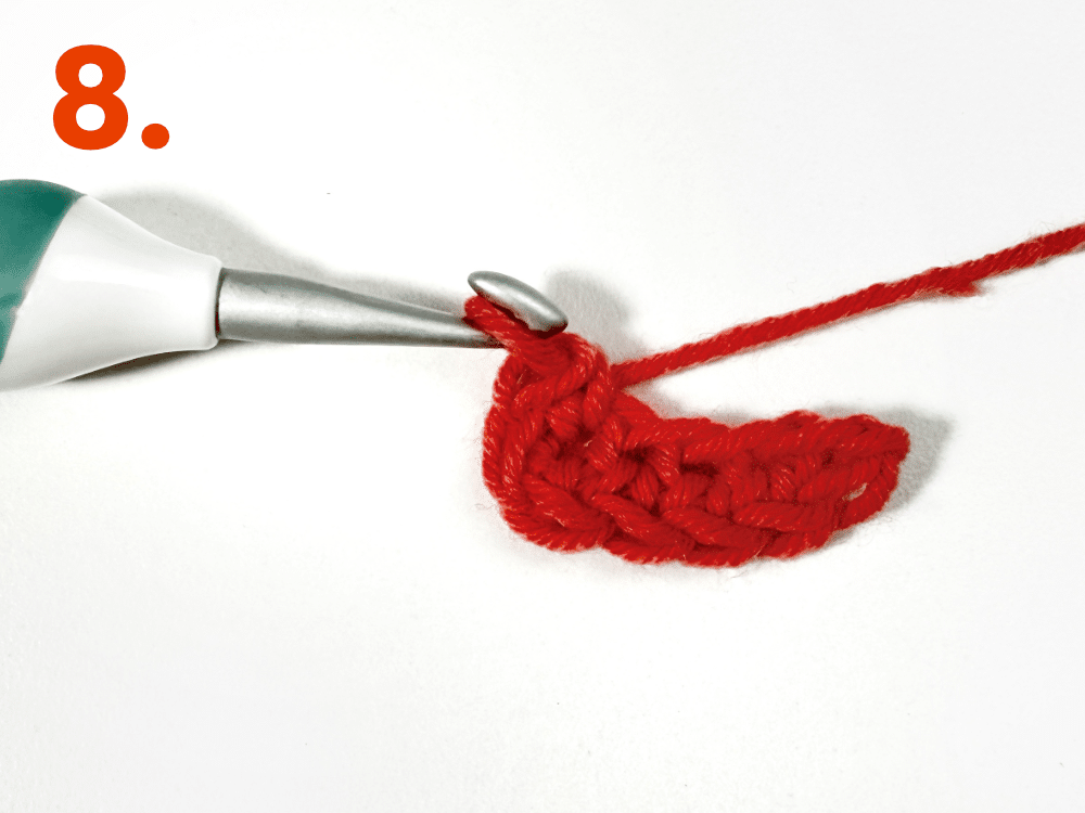 Fish 3 step 08 Fische häkeln