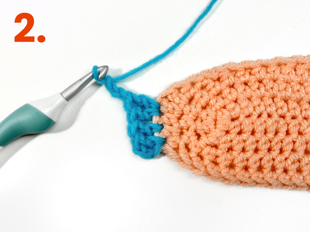 Fish 4 step 02 Fische häkeln