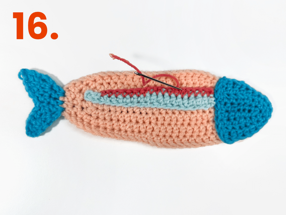 Fish 4 step 16 Fische häkeln