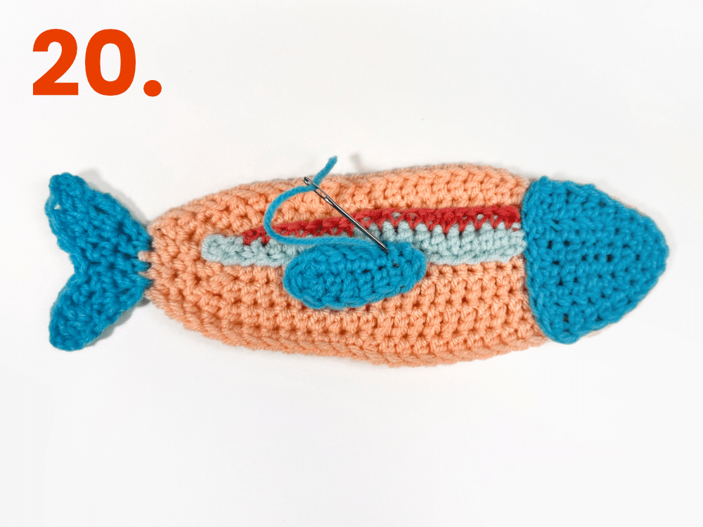 Fish 4 step 20 Fische häkeln