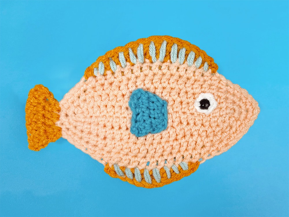 Fish No2 V2 Fische häkeln