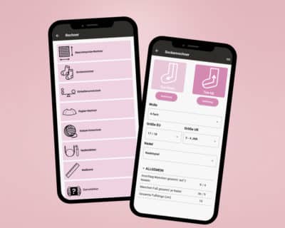 Mockup DE 5addi2go App Sockenrechner addi2go app,addi app,sockenrechner kostenlos,app handarbeiten,maschenprobe umrechnen