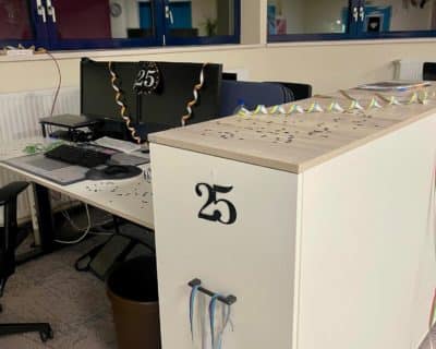 Serap 25 Jahr Jubilaum Deko