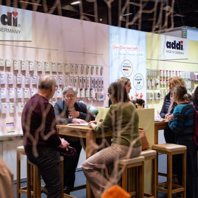 Messestand hhcologne 20265 addi,Strick- und Häkelnadeln,Stricknadeln,Häkelnadeln,Made in Germany