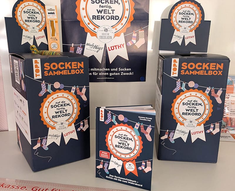 Sockensammelbox Sockenweltrekord 2026 Sockenweltrekord