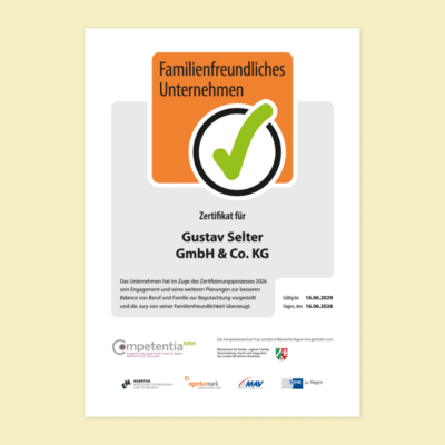 Zertifikat Familienfreundliches Unternehmen 2026 Familienfreundliches Unternehmen