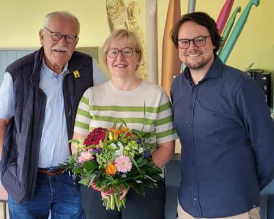 Claudia Malcus 40 Jahre bei addi Firmenlauf 2024,addi-Laufmaschen